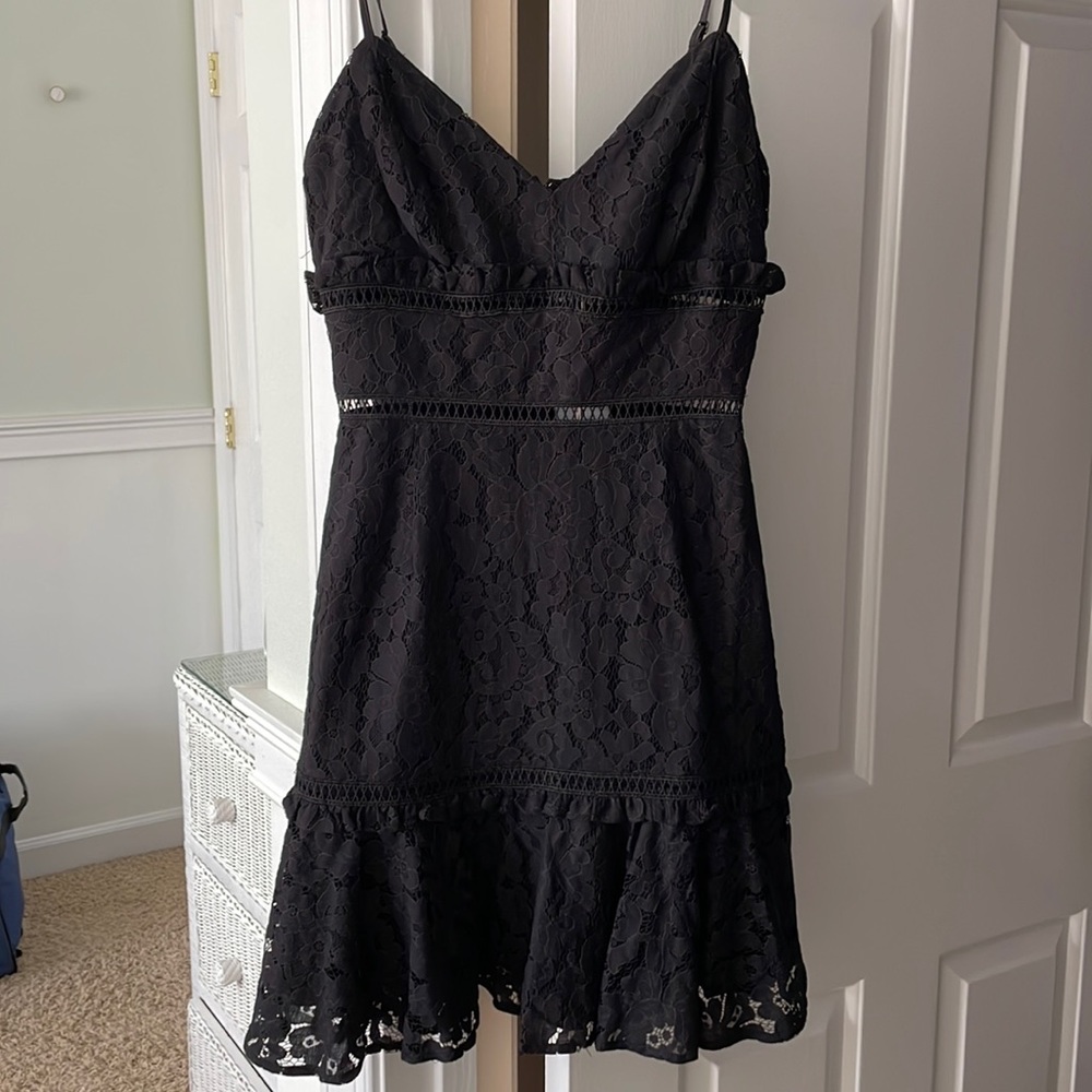 Keepsake the Label Black Lace Eternal mini Dress size XXS, 00, AU6